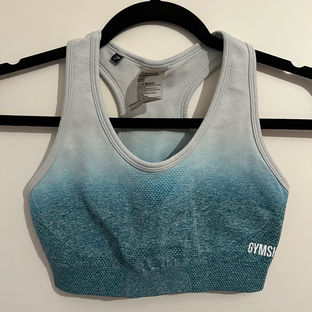 Gym Shark Teal Ombre 2 Piece Set Size small & XS - Picture 4 of 6